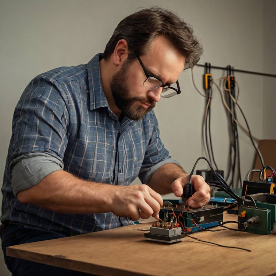 Leonardo_Kino_XL_Guy_working_with_inductor_3